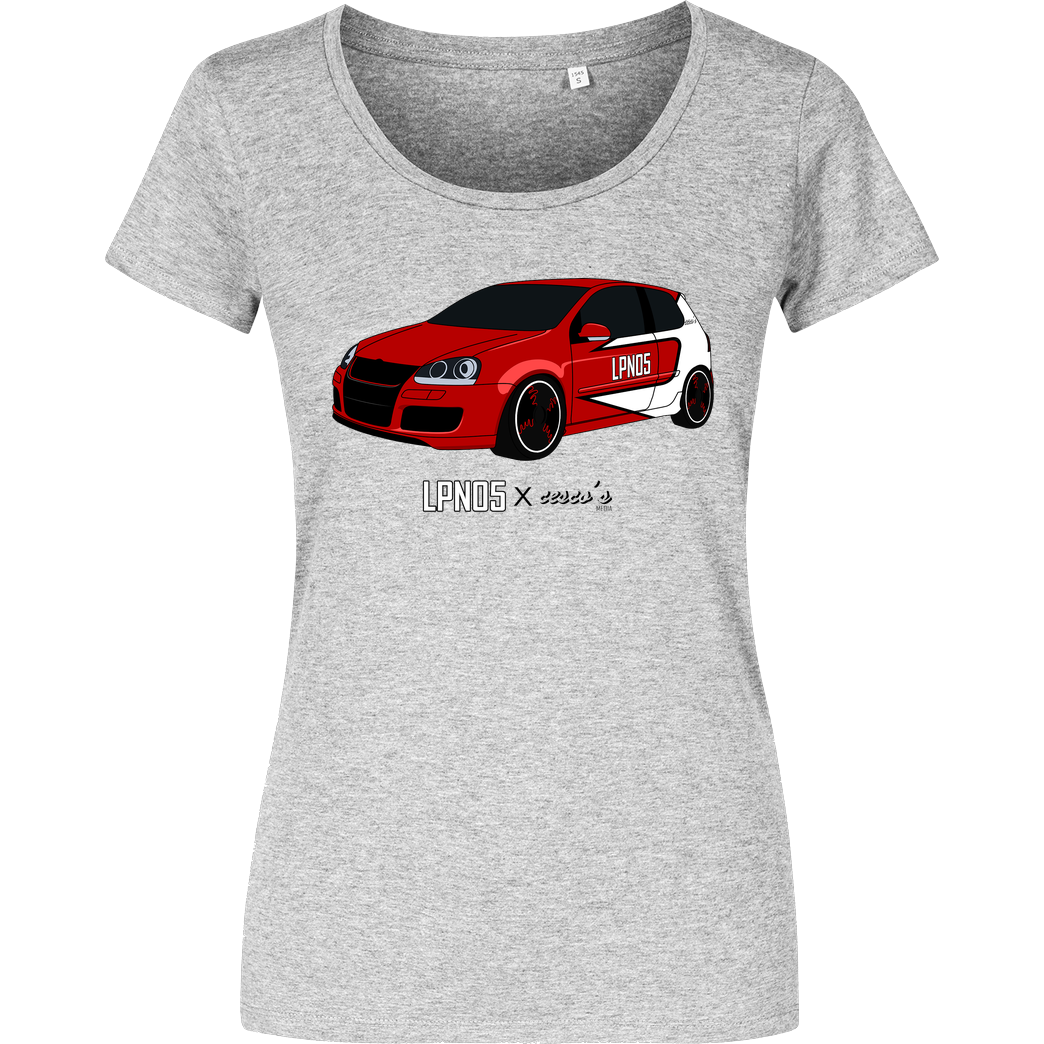 LPN05 LPN05 - Roter Baron T-Shirt Damenshirt heather grey