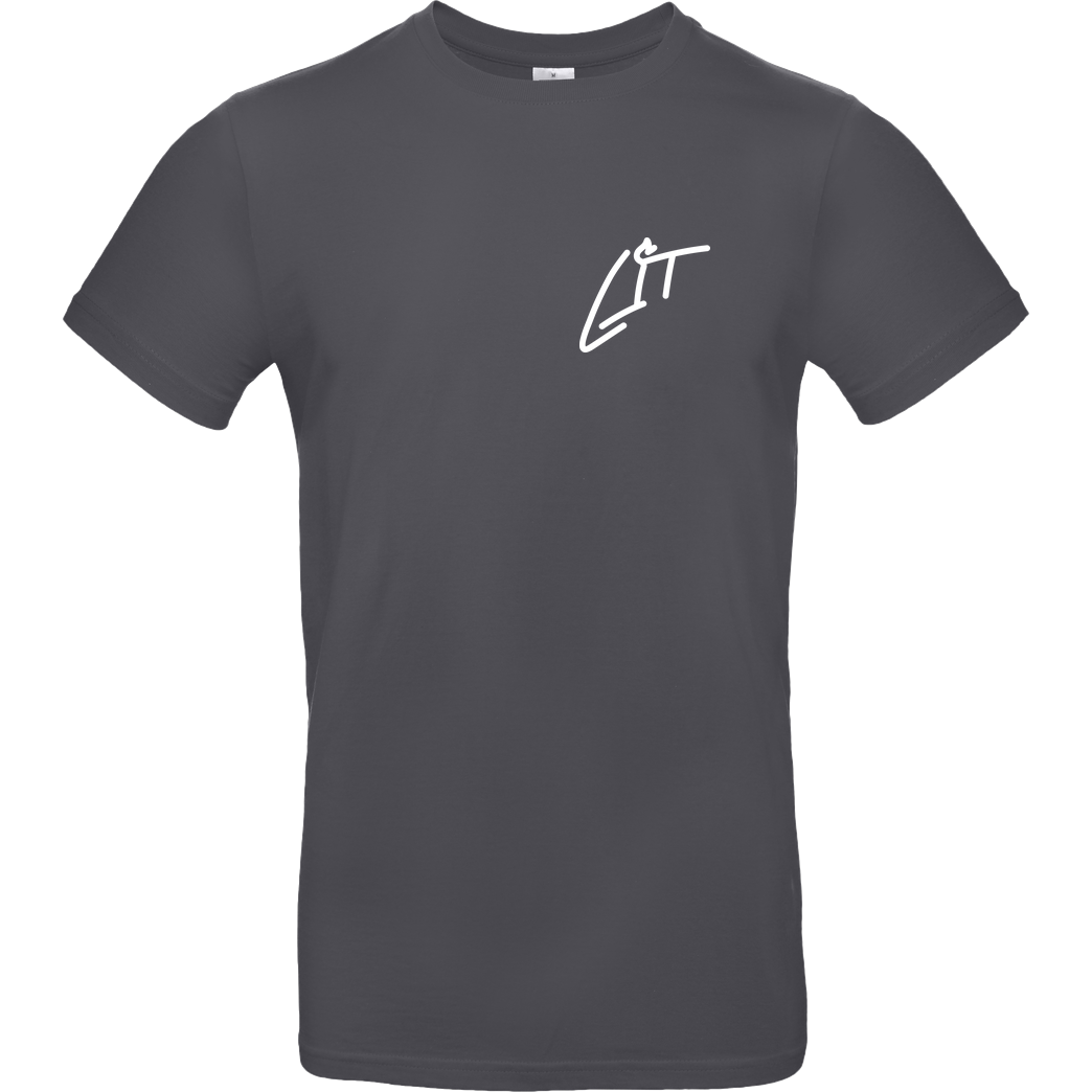 Lucas Lit LucasLit - Lit Shirt T-Shirt B&C EXACT 190 - Dark Grey