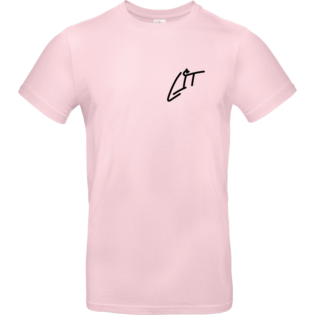 Lucas Lit LucasLit - Lit Shirt T-Shirt B&C EXACT 190 - Rosa