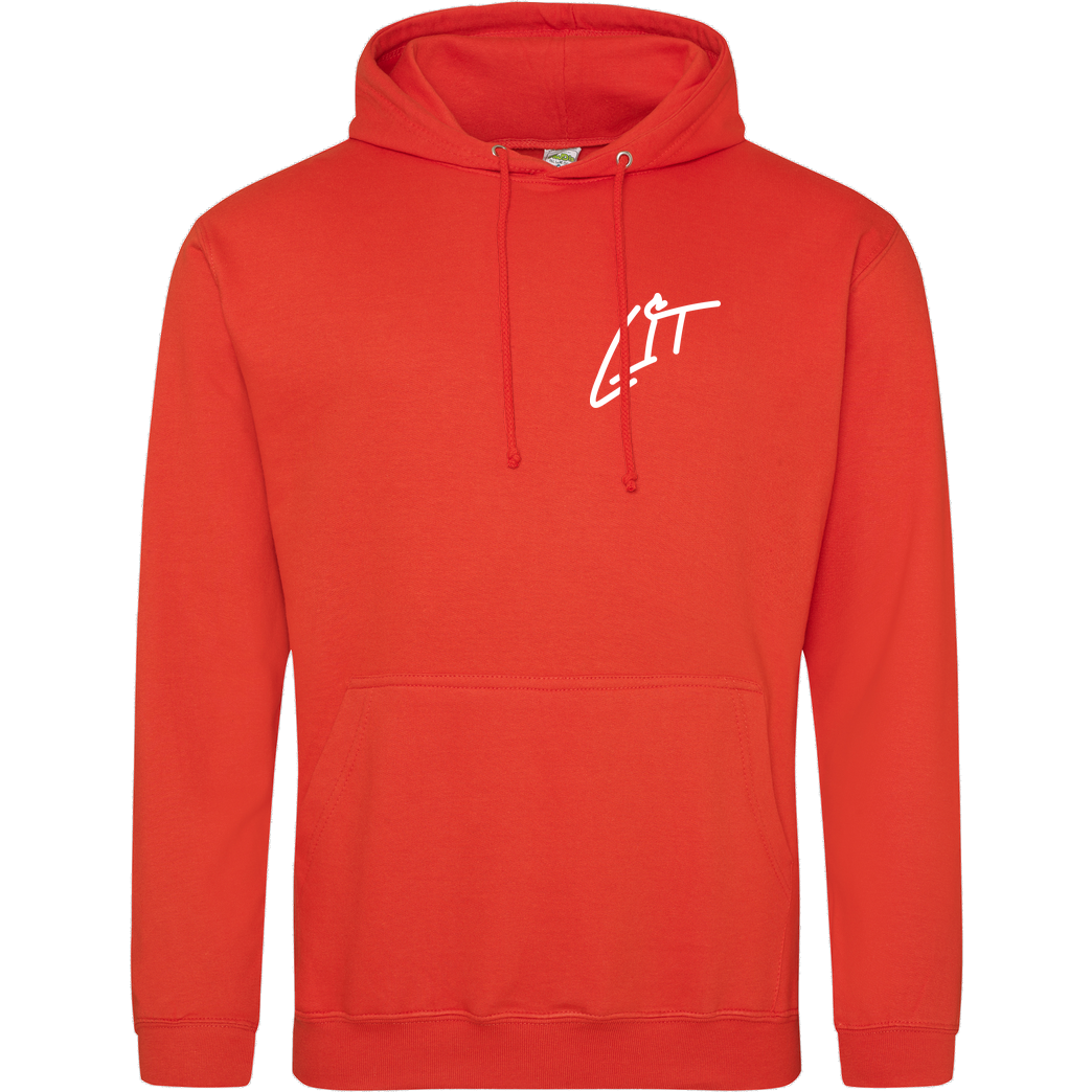 Lucas Lit LucasLit - Litty Hoodie Sweatshirt JH Hoodie - Orange
