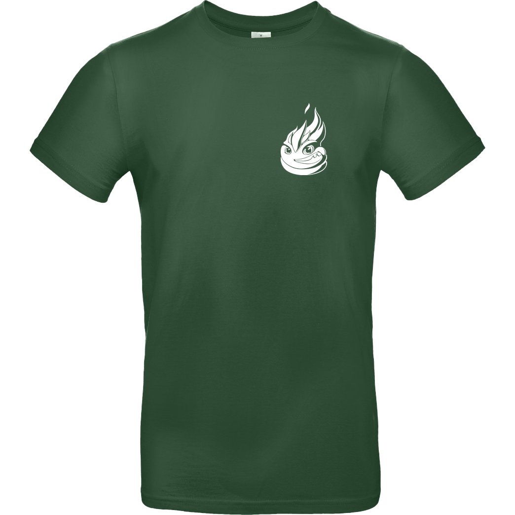 Lucas Lit LucasLit - Litty Shirt T-Shirt B&C EXACT 190 - Flaschengrün