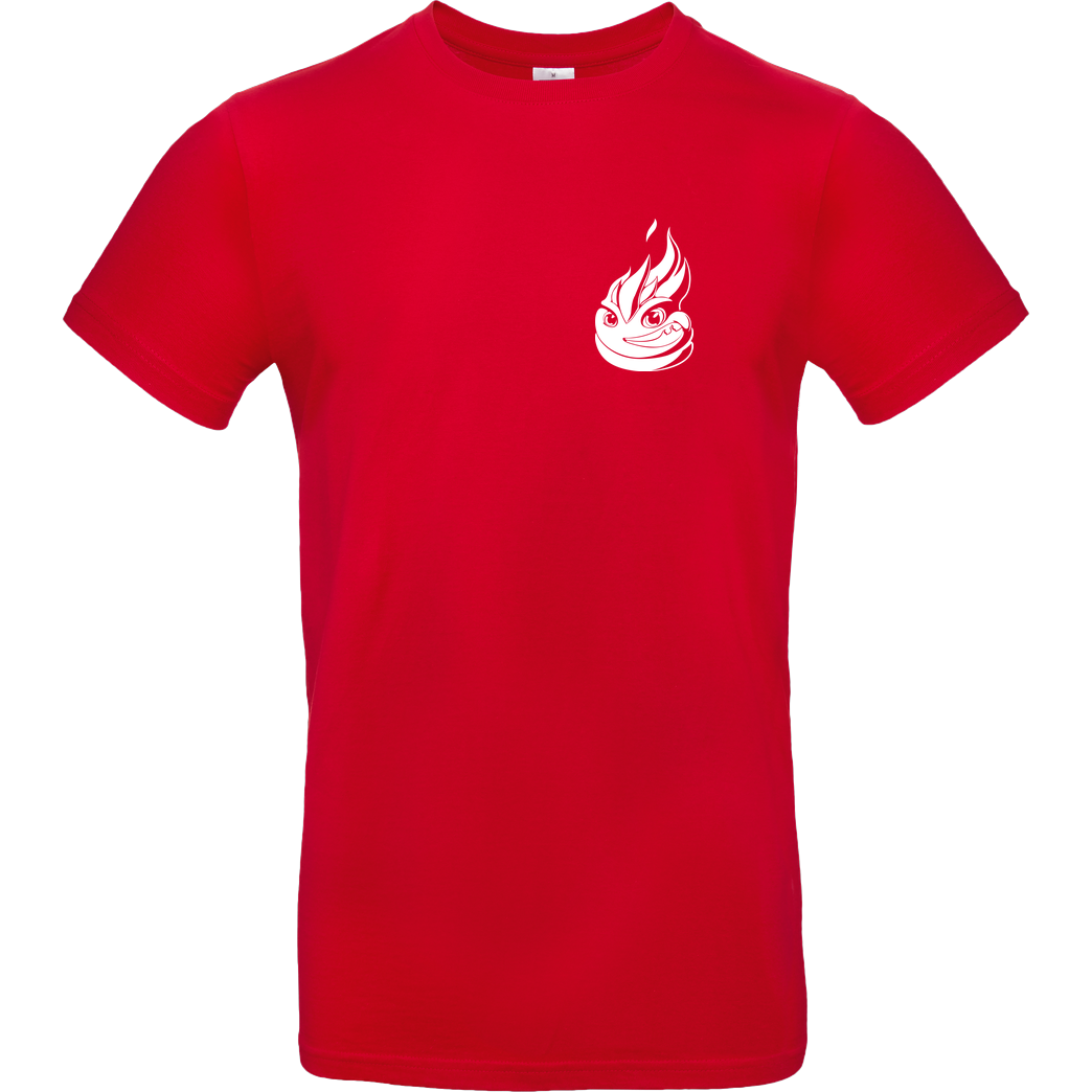 Lucas Lit LucasLit - Litty Shirt T-Shirt B&C EXACT 190 - Rot