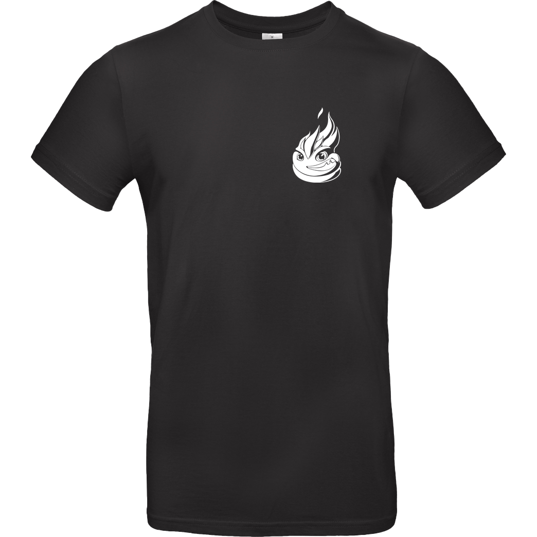 Lucas Lit LucasLit - Litty Shirt T-Shirt B&C EXACT 190 - Schwarz