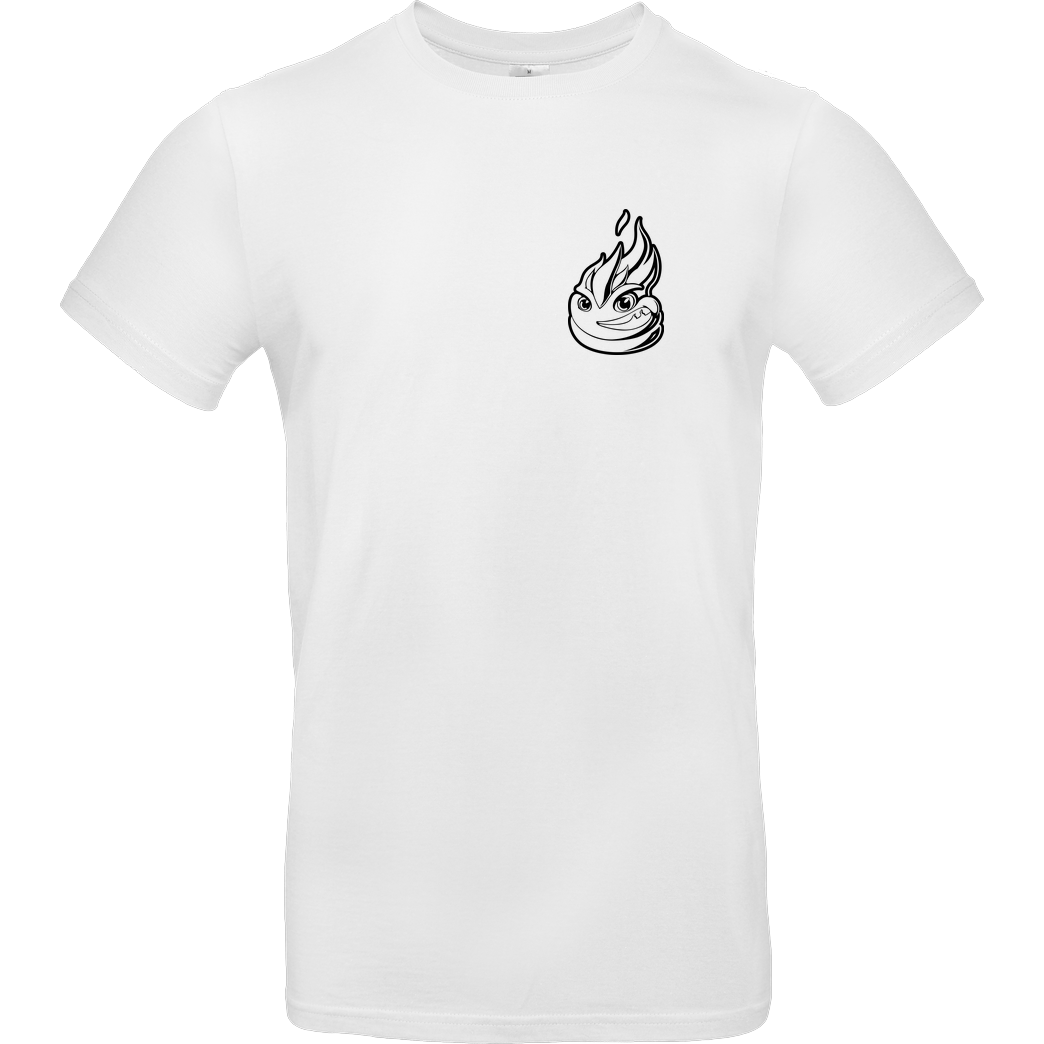 Lucas Lit LucasLit - Litty Shirt T-Shirt B&C EXACT 190 - Weiß