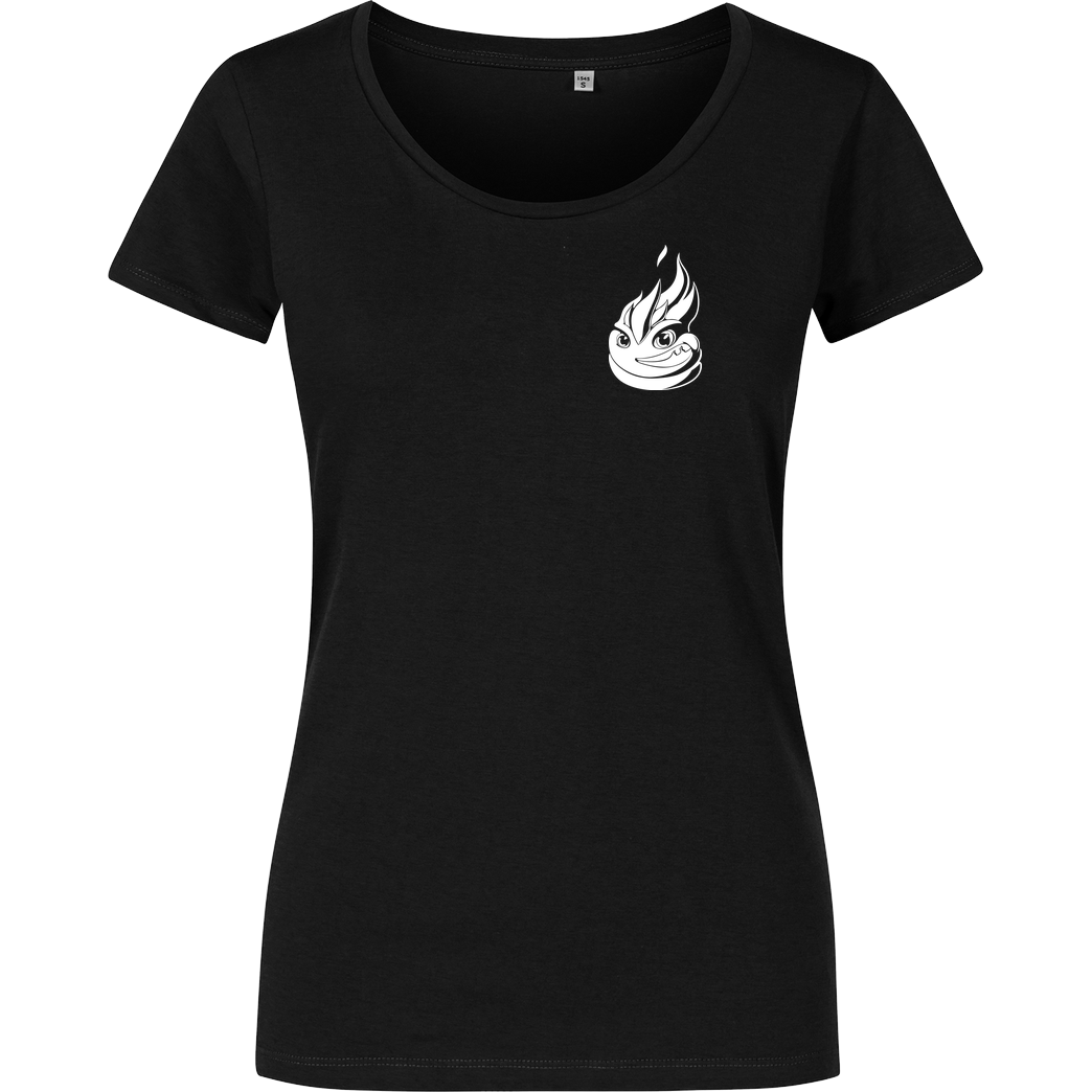 Lucas Lit LucasLit - Litty Shirt T-Shirt Damenshirt schwarz