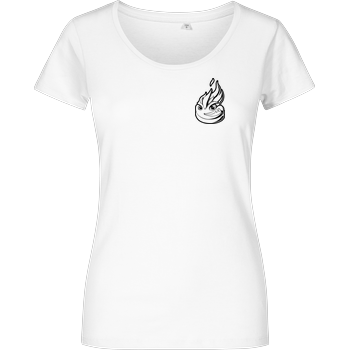 LucasLit - Litty Shirt Damenshirt weiss