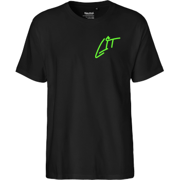 LucasLit - Neon Glow Litty Fairtrade T-Shirt - schwarz