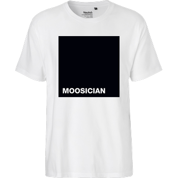 M00sician - Block Fairtrade T-Shirt - weiß