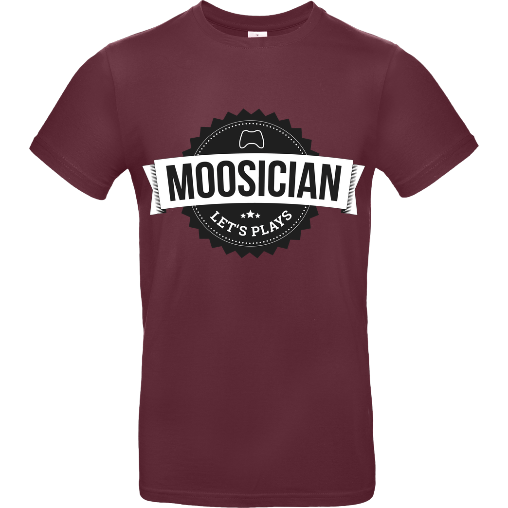 m00sician m00sician - m00sician T-Shirt B&C EXACT 190 - Bordeaux