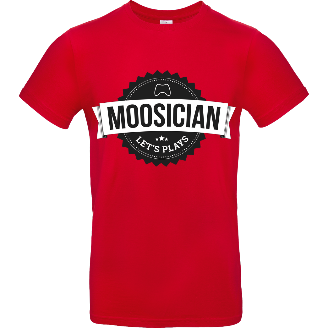 m00sician m00sician - m00sician T-Shirt B&C EXACT 190 - Rot