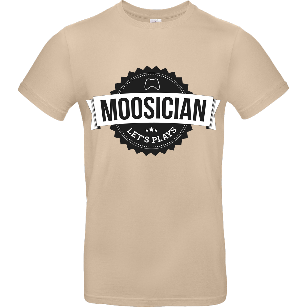m00sician m00sician - m00sician T-Shirt B&C EXACT 190 - Sand