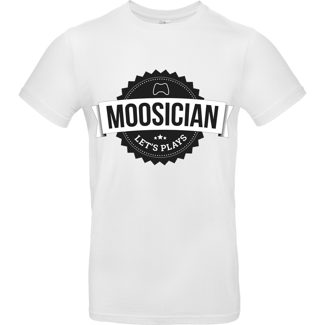 m00sician m00sician - m00sician T-Shirt B&C EXACT 190 - Weiß