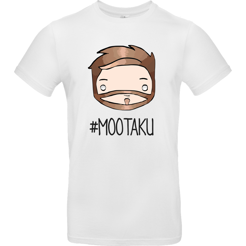m00sician m00sician - Mootaku T-Shirt B&C EXACT 190 - Weiß