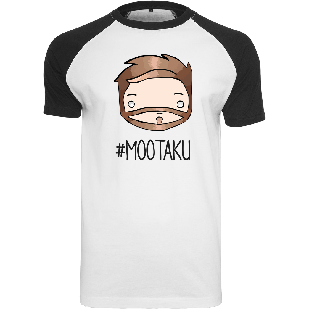 m00sician m00sician - Mootaku T-Shirt Raglan-Shirt weiß