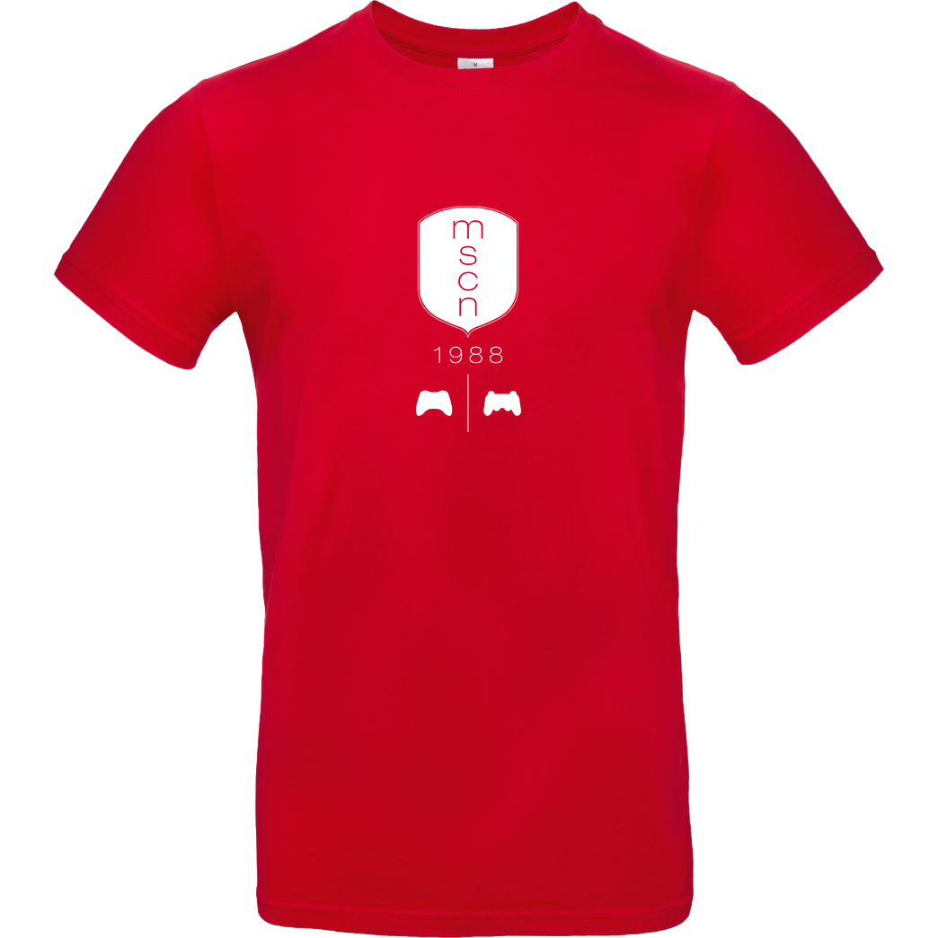 m00sician M00sician - mscn T-Shirt B&C EXACT 190 - Rot