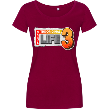 M4cM4nus - Life 3 Damenshirt berry