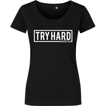 Marcel Scorpion - Try Hard Lifestyle Damenshirt schwarz