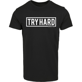 Marcel Scorpion - Try Hard Lifestyle Hausmarke T-Shirt  - Schwarz