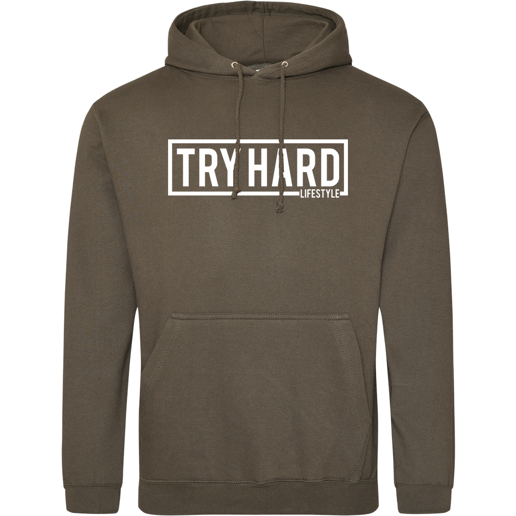 MarcelScorpion Marcel Scorpion - Try Hard Lifestyle Sweatshirt JH Hoodie - Khaki