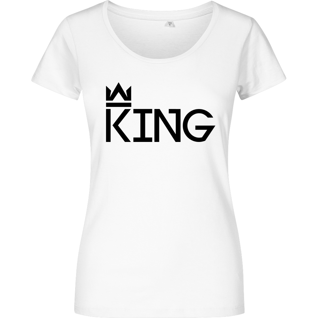 MarcelScorpion MarcelScorpion - King T-Shirt Damenshirt weiss