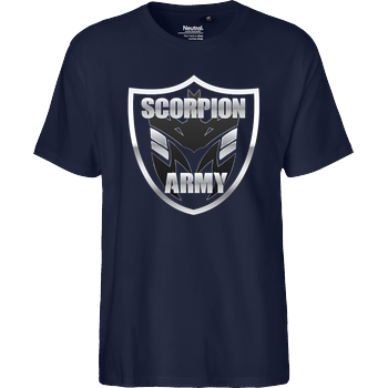 MarcelScorpion - Scorpion Army Fairtrade T-Shirt - navy