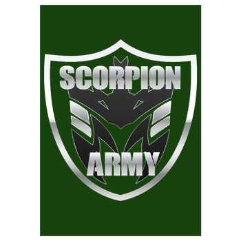 MarcelScorpion - Scorpion Army Kunstdruck grün