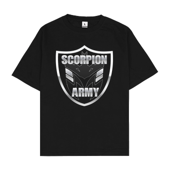 MarcelScorpion - Scorpion Army Oversize T-Shirt - Schwarz
