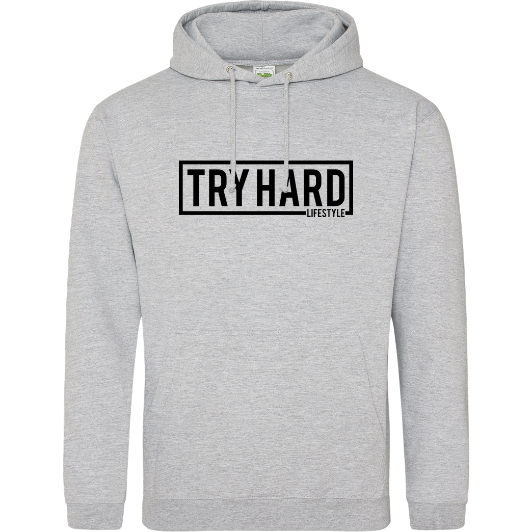 MarcelScorpion MarcelScorpion - Try Hard Lifestyle Sweatshirt JH Hoodie - Heather Grey