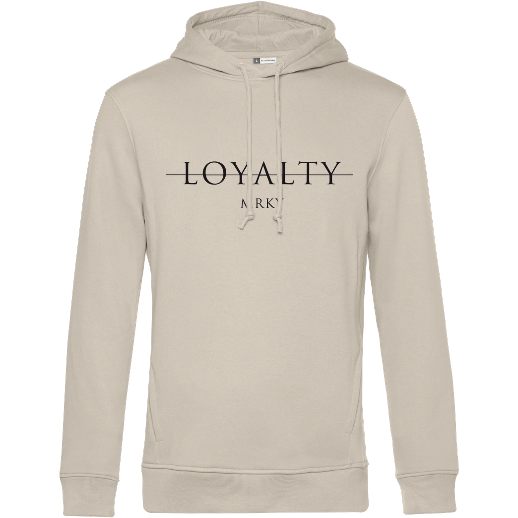 Markey Markey - Loyalty Sweatshirt B&C HOODED INSPIRE - Cremeweiß