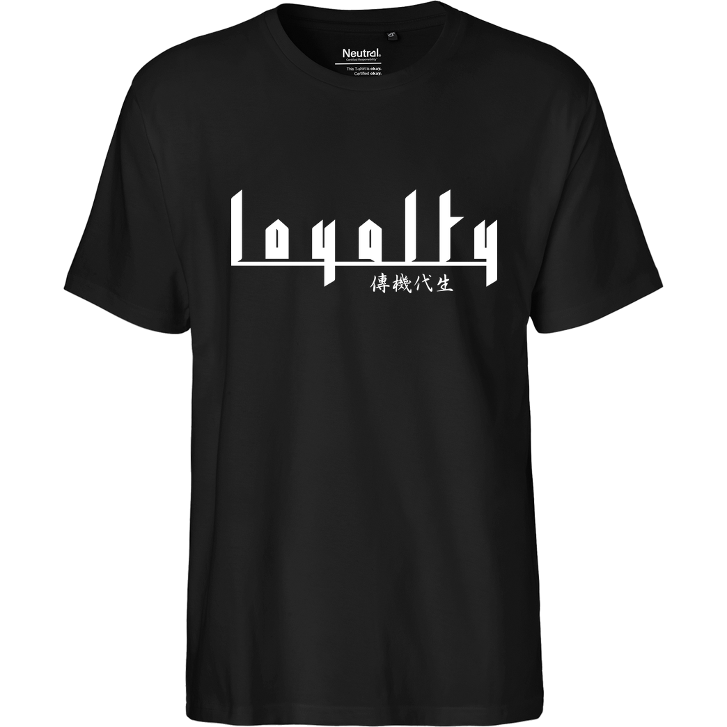 Markey Markey - Loyalty chinese T-Shirt Fairtrade T-Shirt - schwarz
