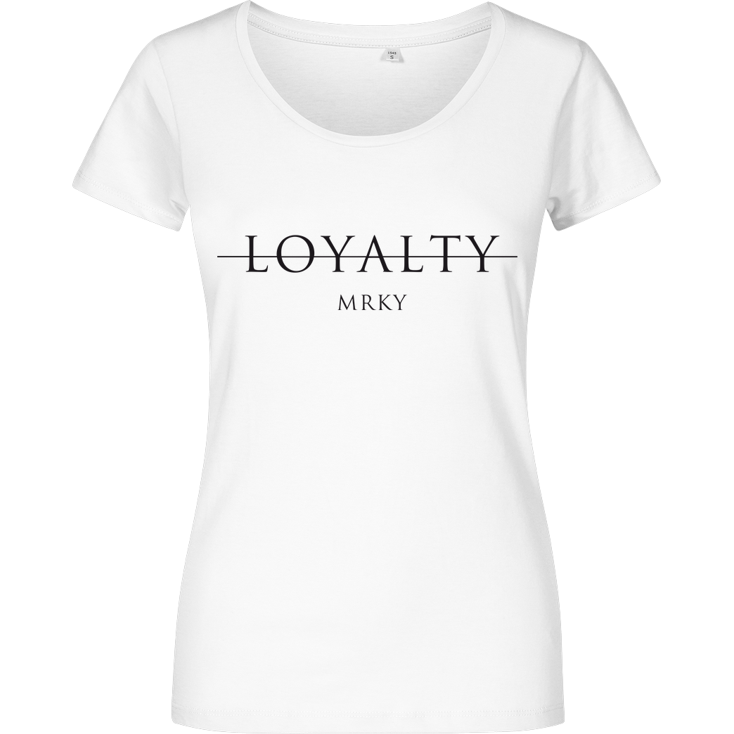 Markey Markey - Loyalty T-Shirt Damenshirt weiss