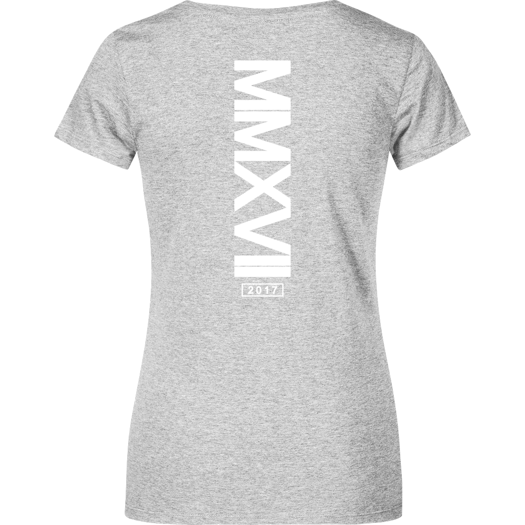 Markey Markey - MMXVI T-Shirt Damenshirt heather grey