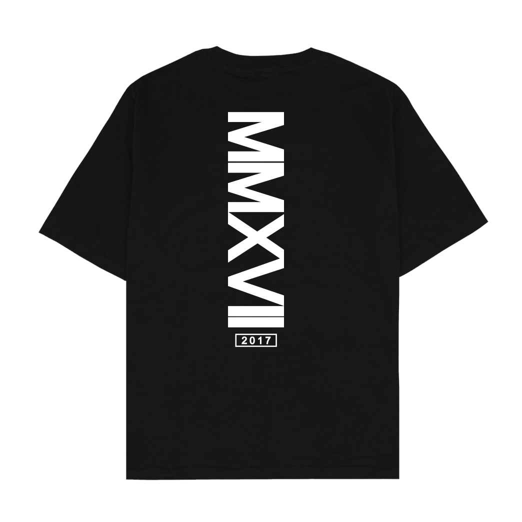 Markey Markey - MMXVI T-Shirt Oversize T-Shirt - Schwarz