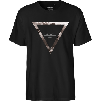 Markey - Triangle Fairtrade T-Shirt - schwarz