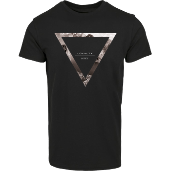 Markey - Triangle Hausmarke T-Shirt  - Schwarz