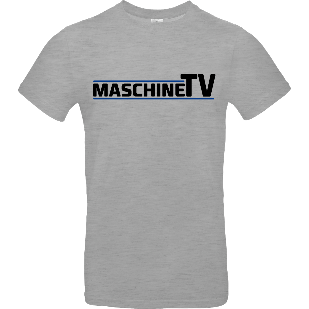 MaschineTV MaschineTV - Logo T-Shirt B&C EXACT 190 - heather grey
