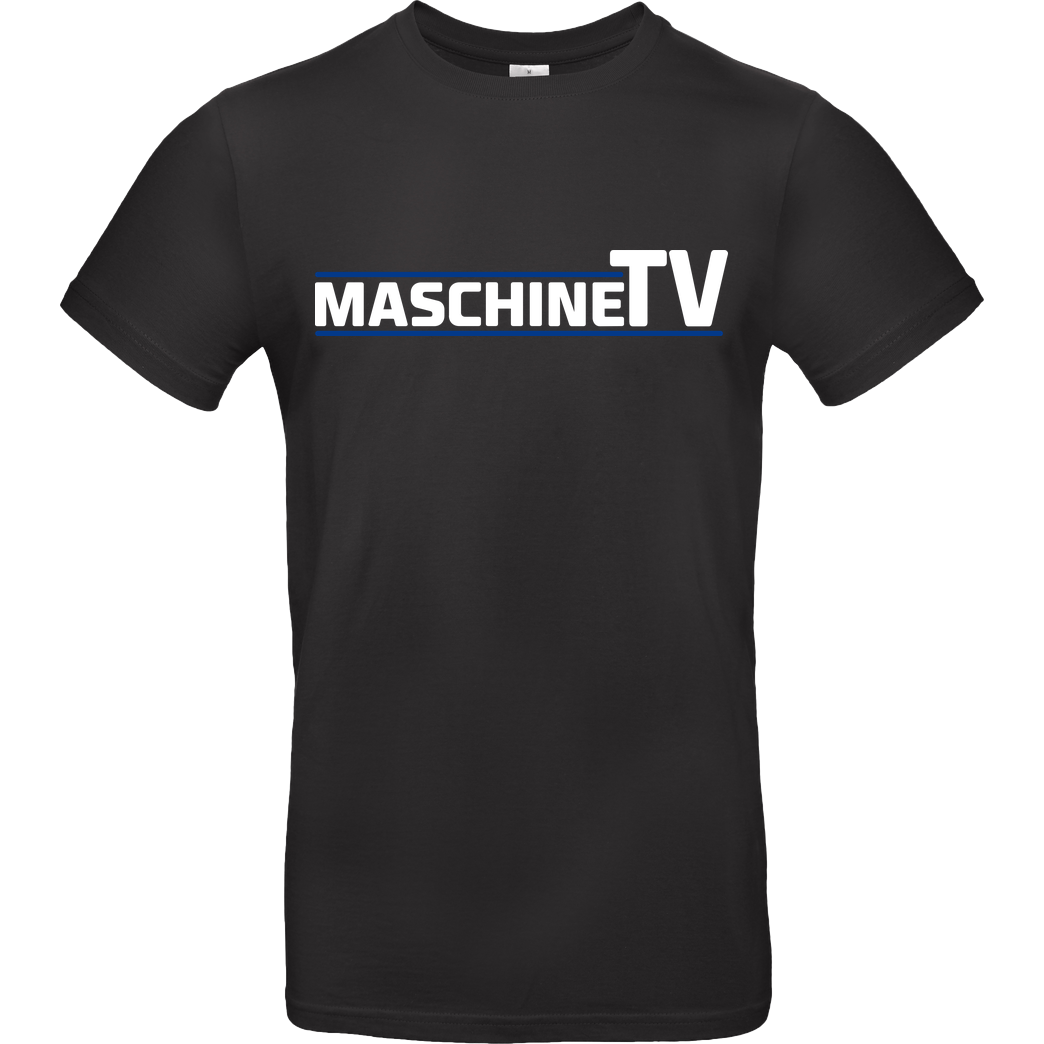 MaschineTV MaschineTV - Logo T-Shirt B&C EXACT 190 - Schwarz