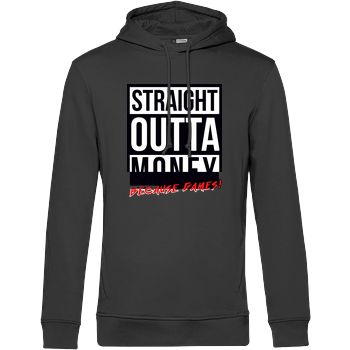 MasterTay - Straight outta money (because games) B&C HOODED INSPIRE - schwarz