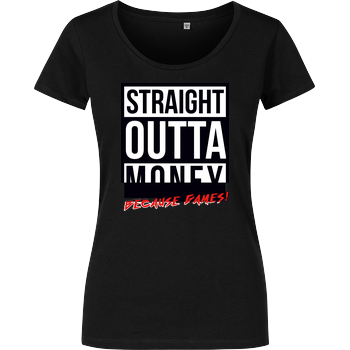 MasterTay - Straight outta money (because games) Damenshirt schwarz