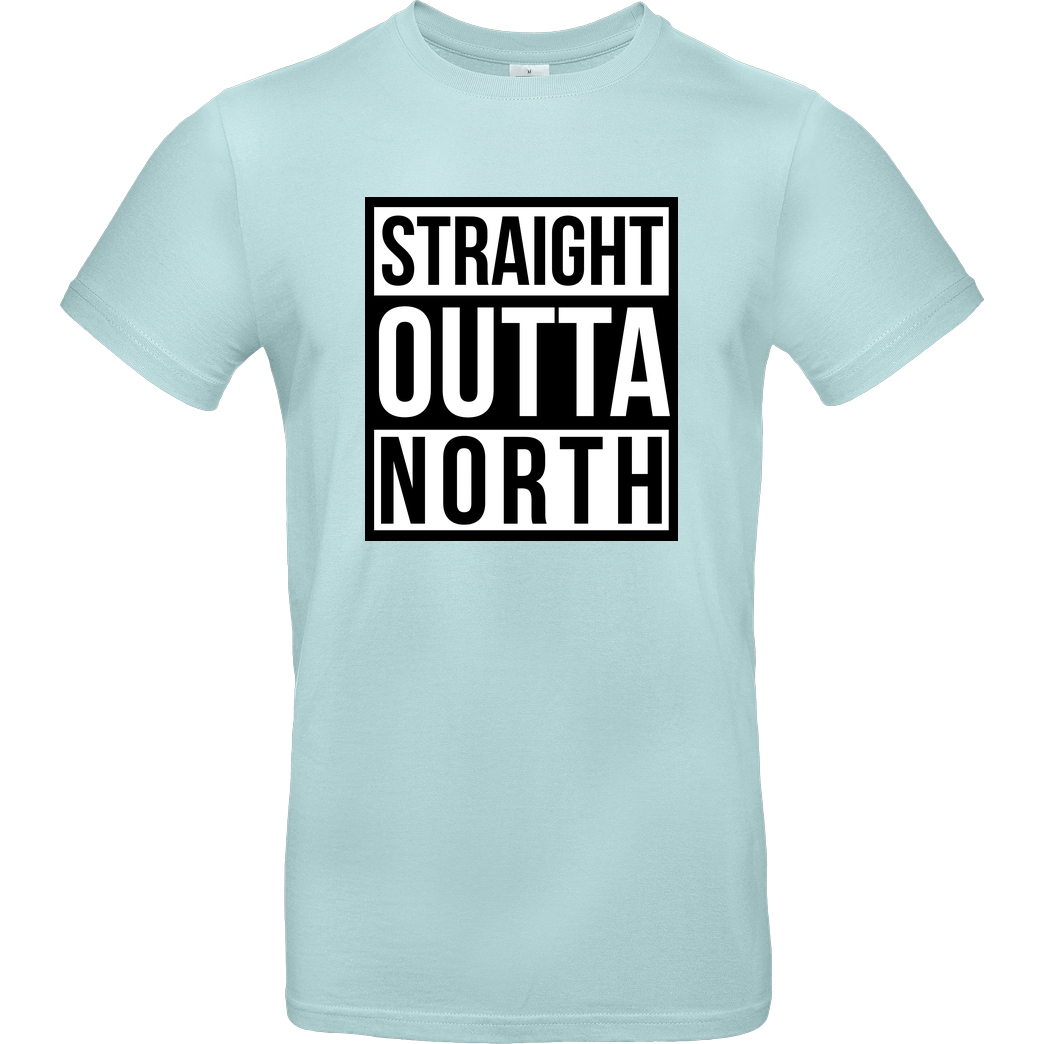 MasterTay MasterTay - Straight Outta North T-Shirt B&C EXACT 190 - Mint