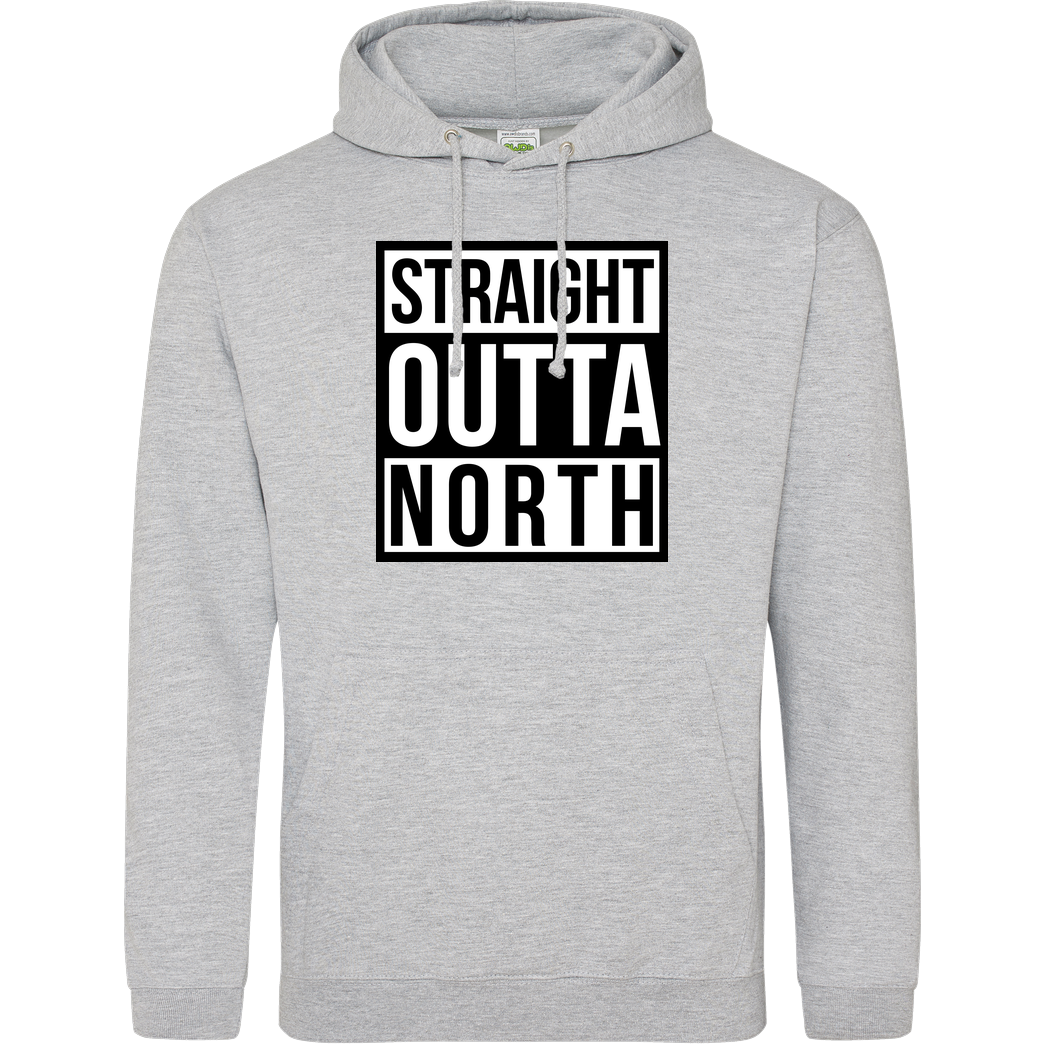 MasterTay MasterTay - Straight Outta North Sweatshirt JH Hoodie - Heather Grey
