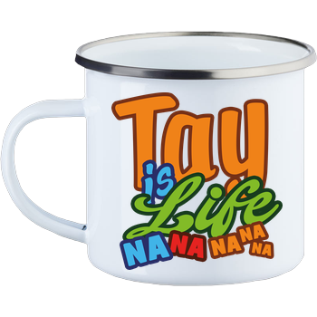 MasterTay - Tay is Life Emaille Tasse