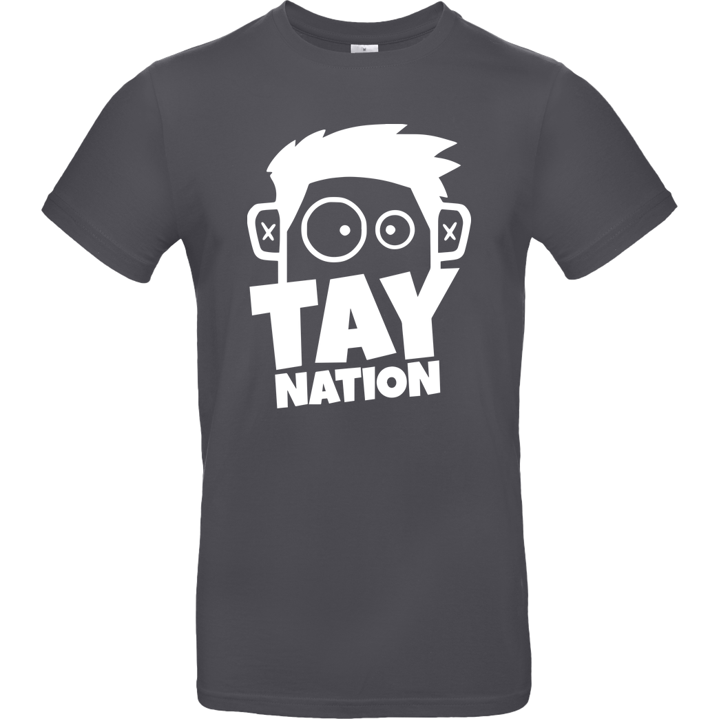 MasterTay MasterTay - Tay Nation 2.0 T-Shirt B&C EXACT 190 - Dark Grey