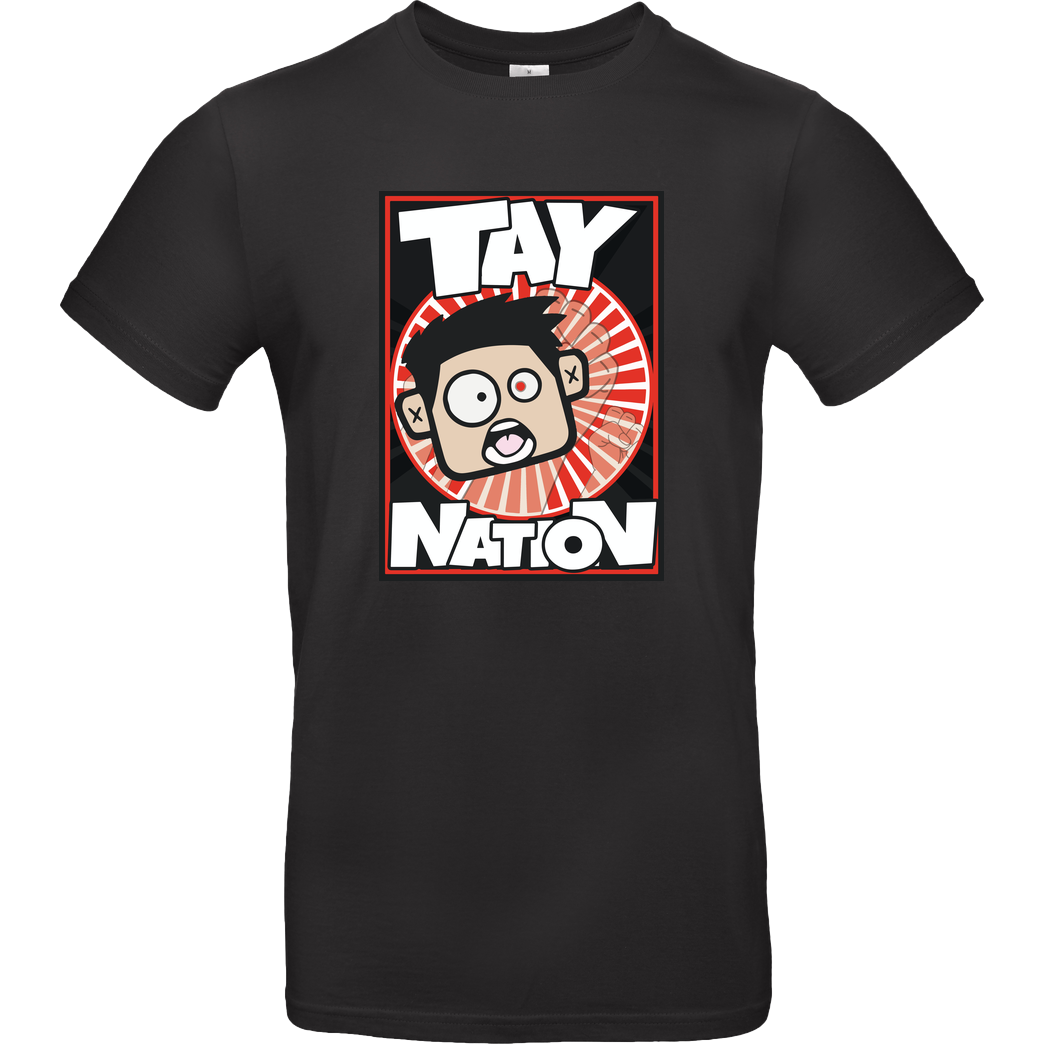 MasterTay MasterTay - Tay Nation T-Shirt B&C EXACT 190 - Schwarz