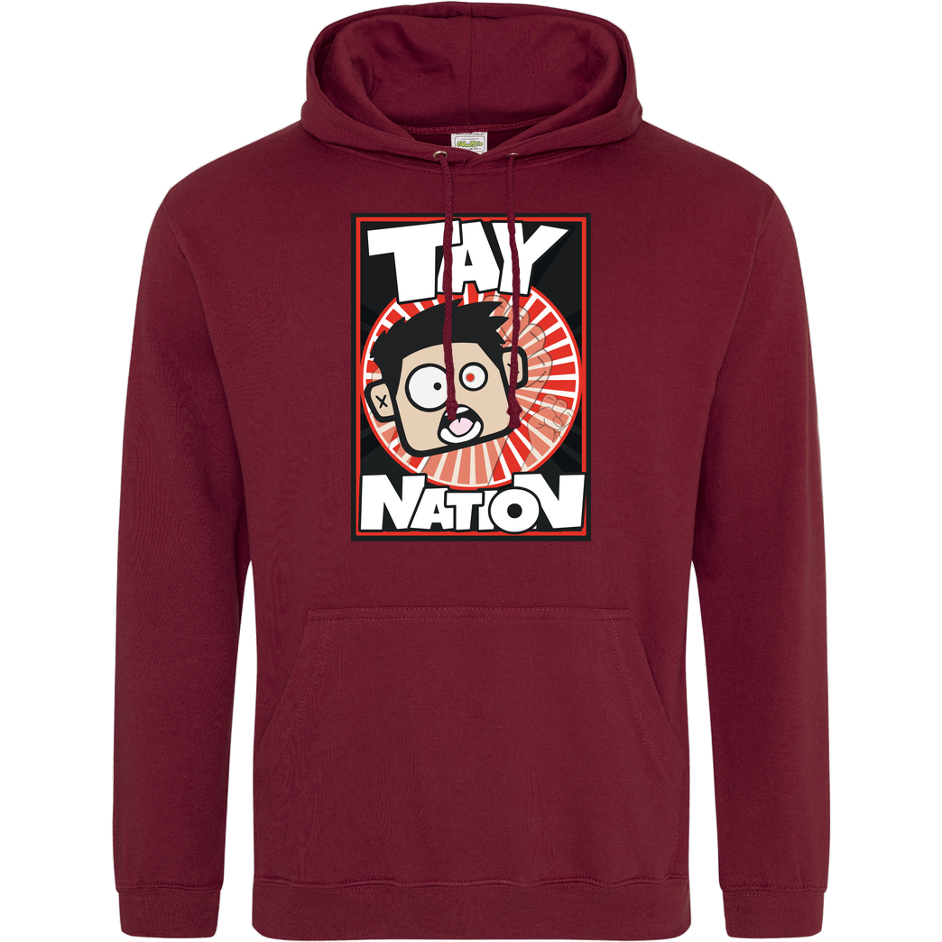 MasterTay MasterTay - Tay Nation Sweatshirt JH Hoodie - Bordeaux