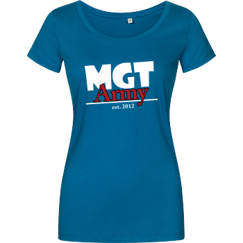 MaxGamingTV - MGT Army Damenshirt petrol