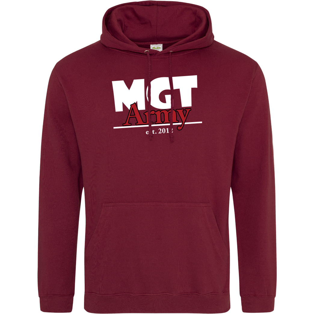 MaxGamingTV MaxGamingTV - MGT Army Sweatshirt JH Hoodie - Bordeaux
