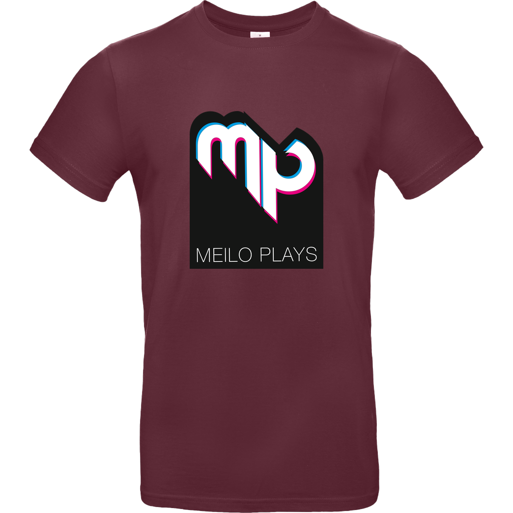 MeiloPlays MeiloPlays - Logo T-Shirt B&C EXACT 190 - Bordeaux