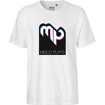 MeiloPlays - Logo Fairtrade T-Shirt - weiß
