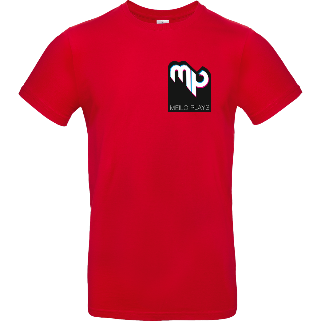 MeiloPlays MeiloPlays - Logo Pocket T-Shirt B&C EXACT 190 - Rot